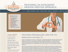 Tablet Screenshot of capitolinternalmedicine.com